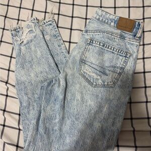 American Eagle Light Blue Distressed Jeans